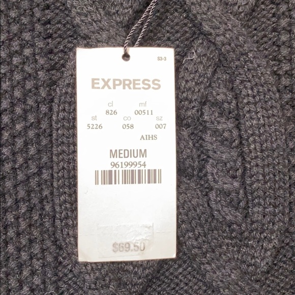 Express Cable Knit Sweater Dress - Picture 10 of 10